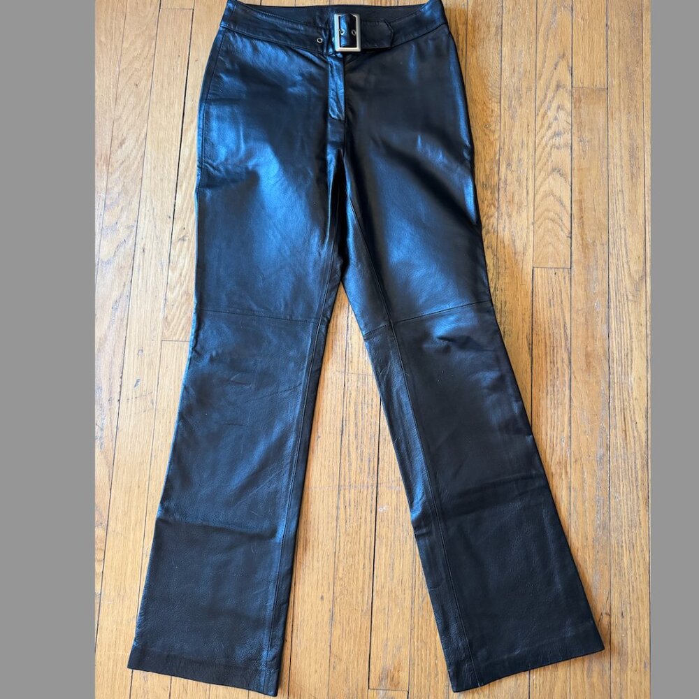 Vintage Newport News Leather Pants, size 6